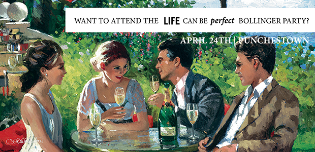 Win tickets to Life Can Be Perfect Bollinger Party