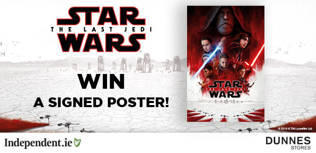 WIN a Star Wars Poster signed by Mark Hamill WIN a Star Wars Poster signed by Mark Hamill