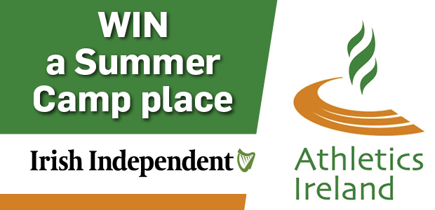 Win one of 10 Summer Camp places with Athletics Ireland