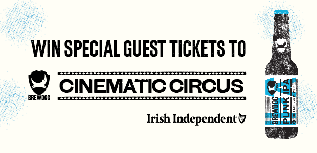 Win Special Guest tickets to BrewDog's Cinematic Circus at Weston Airport on July 7th