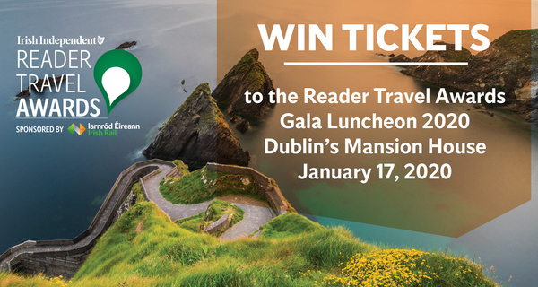 Win a pair of tickets to the Irish Independent Reader Travel Awards Gala Luncheon