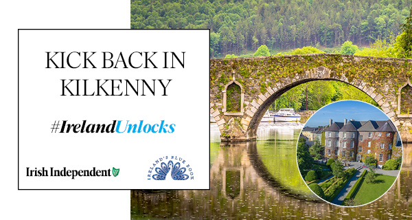 #IrelandUnlocks Kick Back in Kilkenny - win an overnight stay at Ireland's Blue Book Butler House.