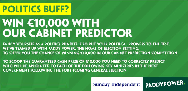 Win €10,000 with our Cabinet Predictor