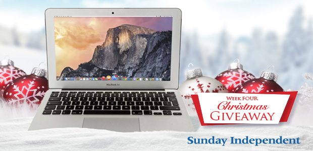 The Sunday Independent Christmas Gift Giveaway - Win an Mac Book Air The Sunday Independent Christmas Gift Giveaway - Win an Mac Book Air